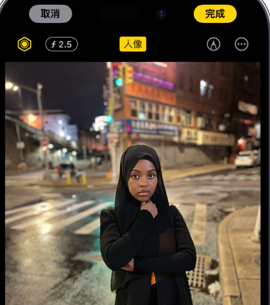 新市苹果15服务店分享如何在iPhone15系列机型拍摄照片中添加人像效果 